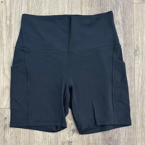 Lulu fast and free high rise shorts with side pockets
